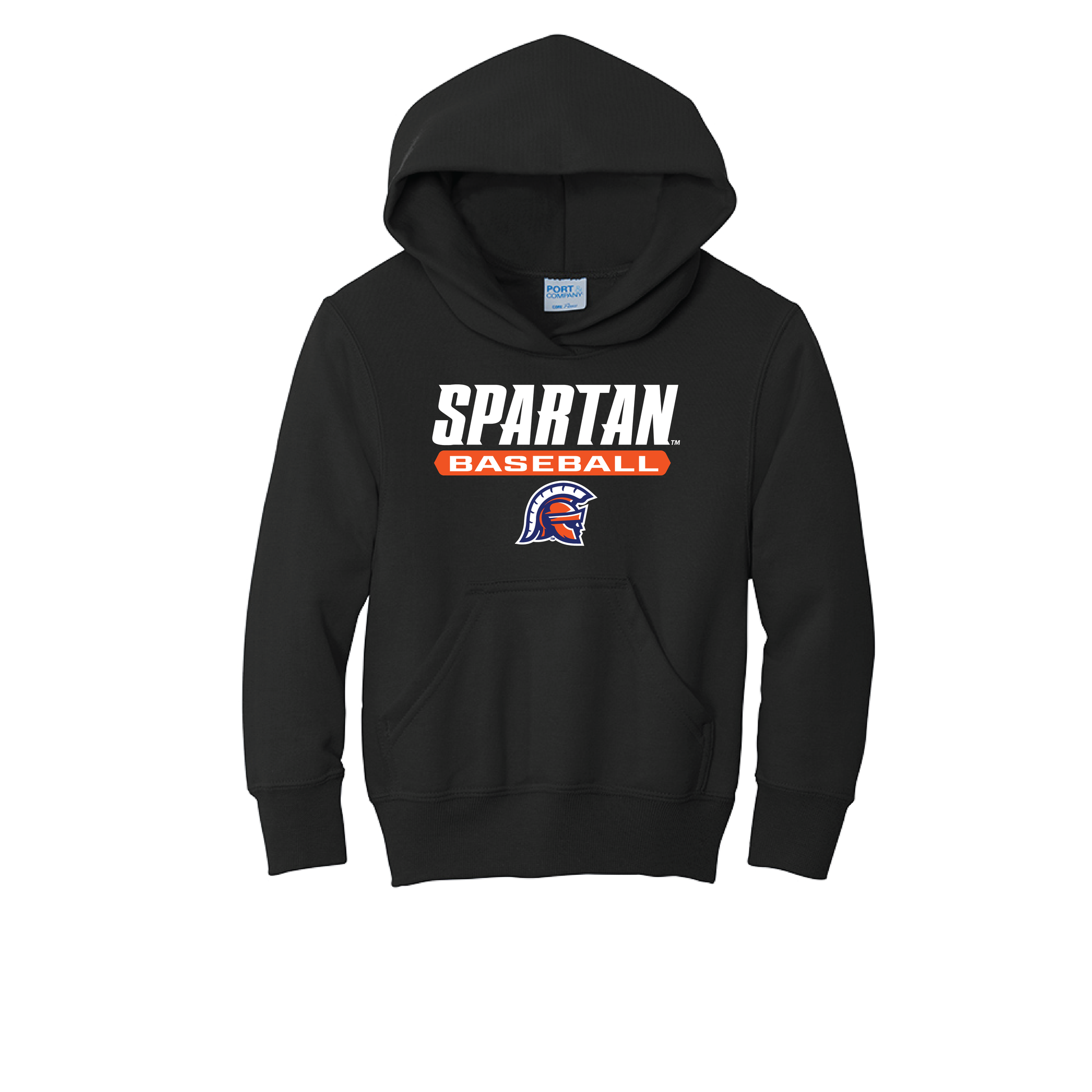 Baseball Youth Core Fleece Pullover Hooded Sweatshirt