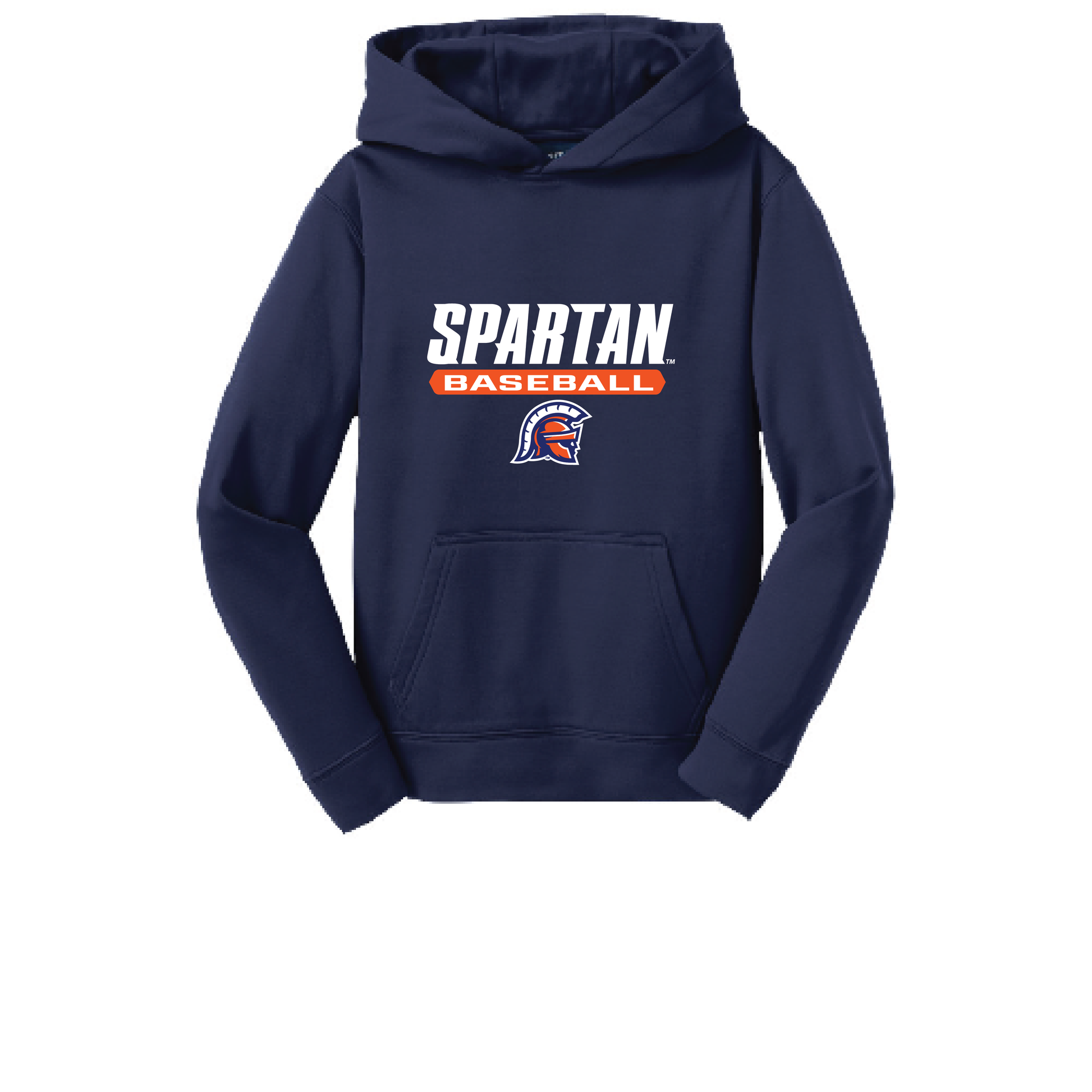 Baseball Youth Sport-Wick® Fleece Hooded Pullover