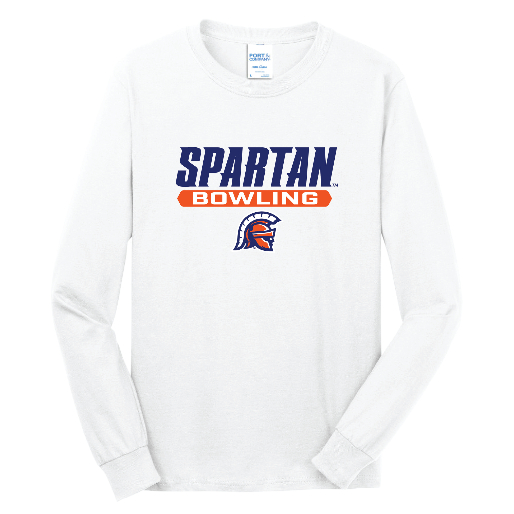 Bowling Long Sleeve Core Cotton Tee