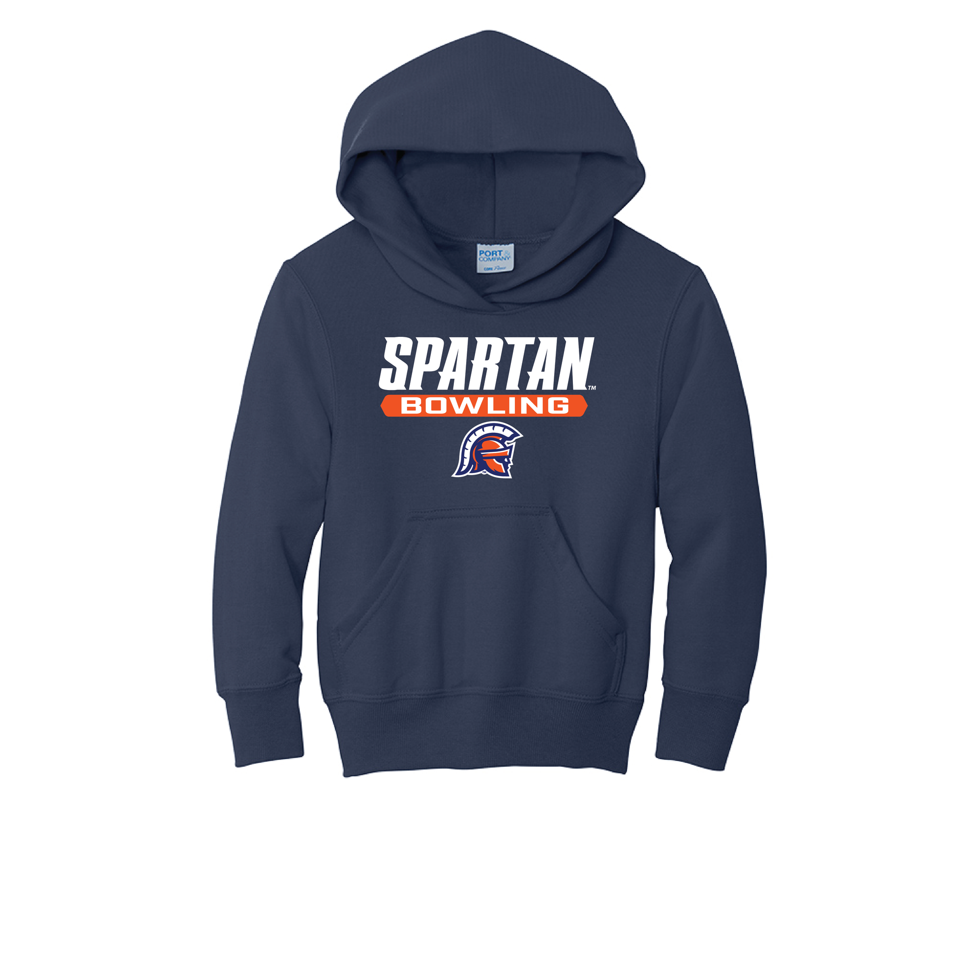 Bowling Youth Core Fleece Pullover Hooded Sweatshirt