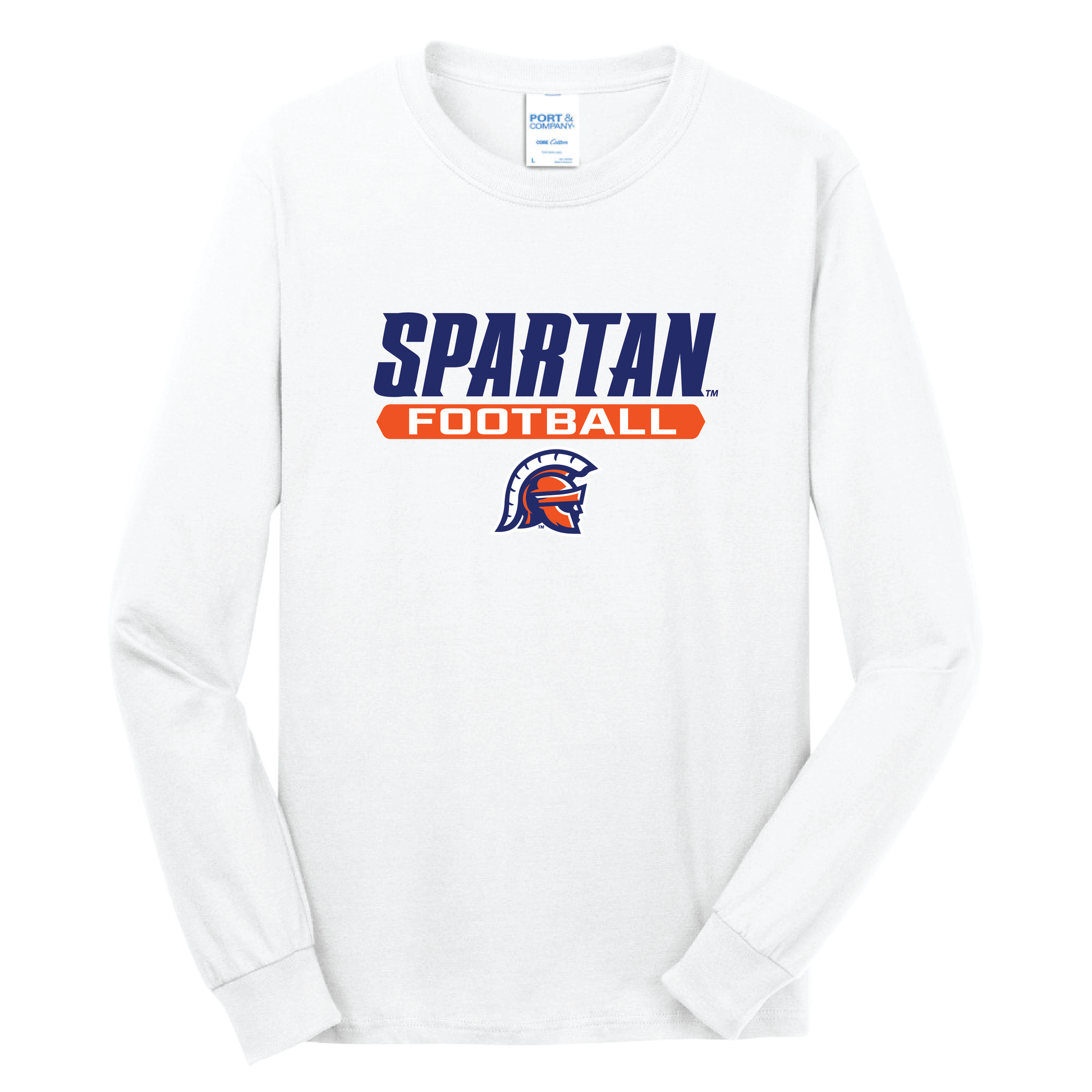 Football Long Sleeve Core Cotton Tee
