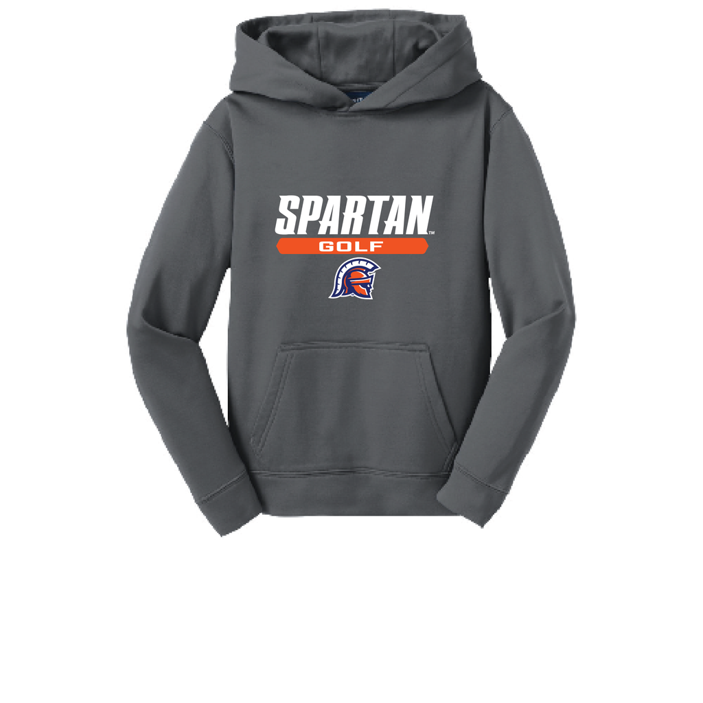 Golf Youth Sport-Wick® Fleece Hooded Pullover