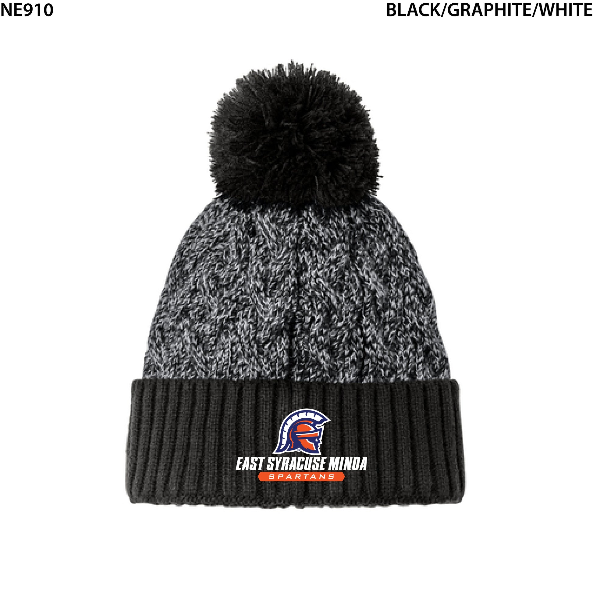 New Era® Marled Knit Pom Beanie
