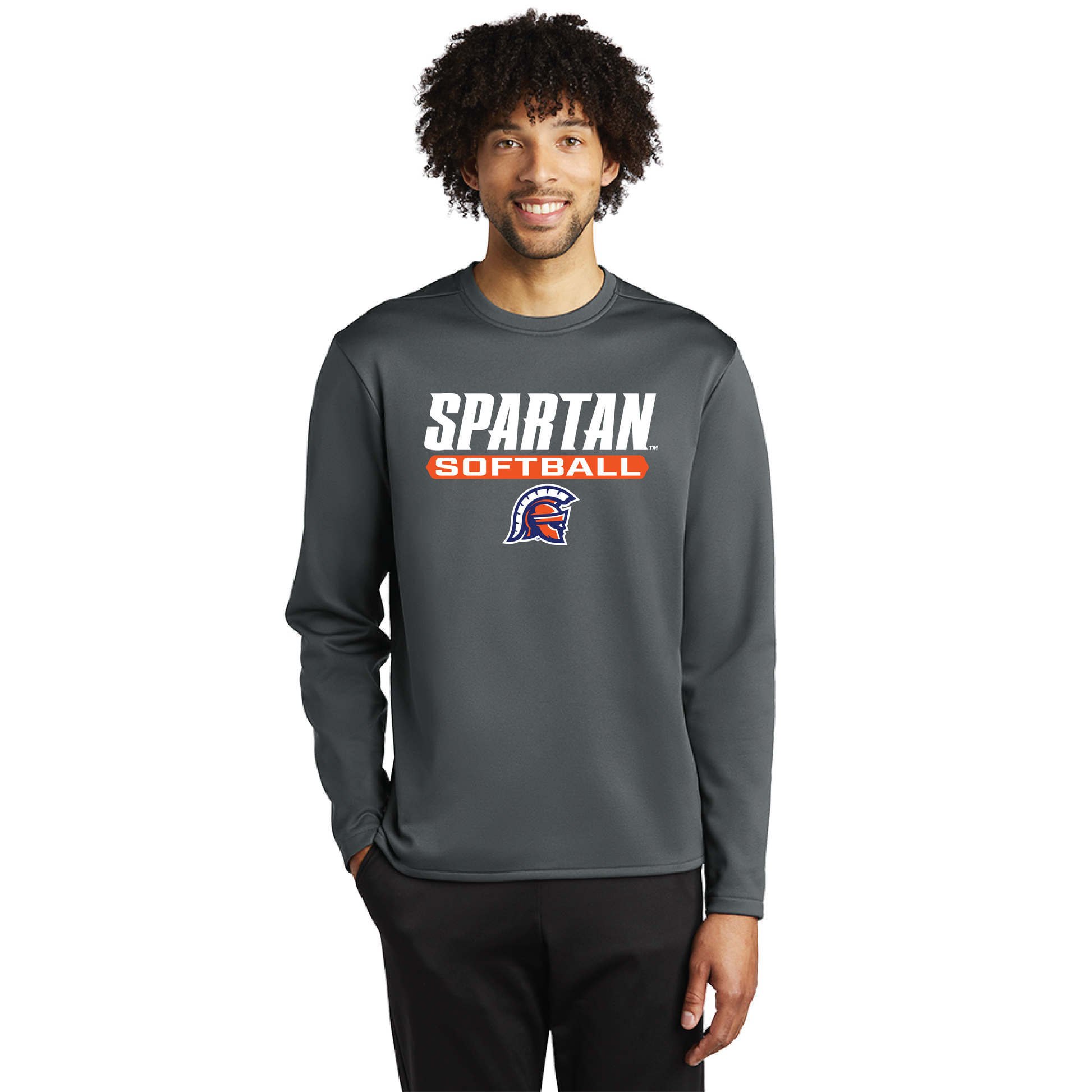 Softball Sport-Wick® Fleece Pullover Crew