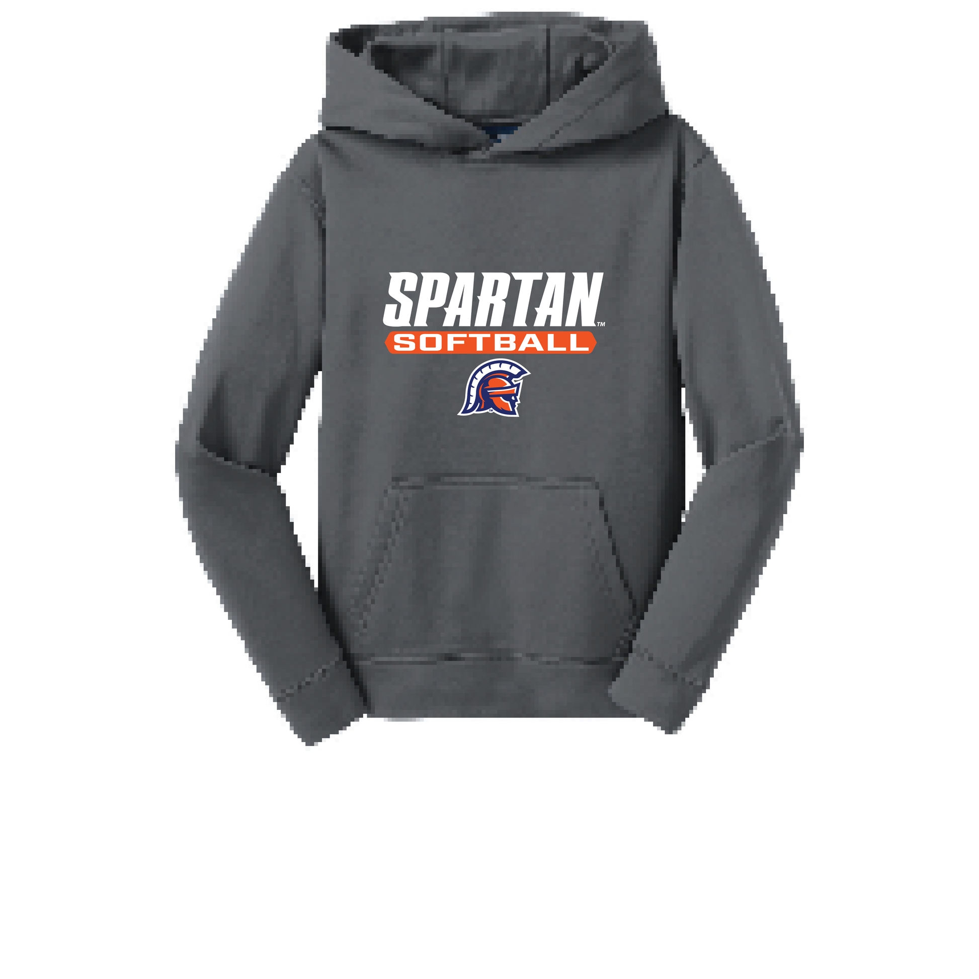 Softball Youth Sport-Wick® Fleece Hooded Pullover