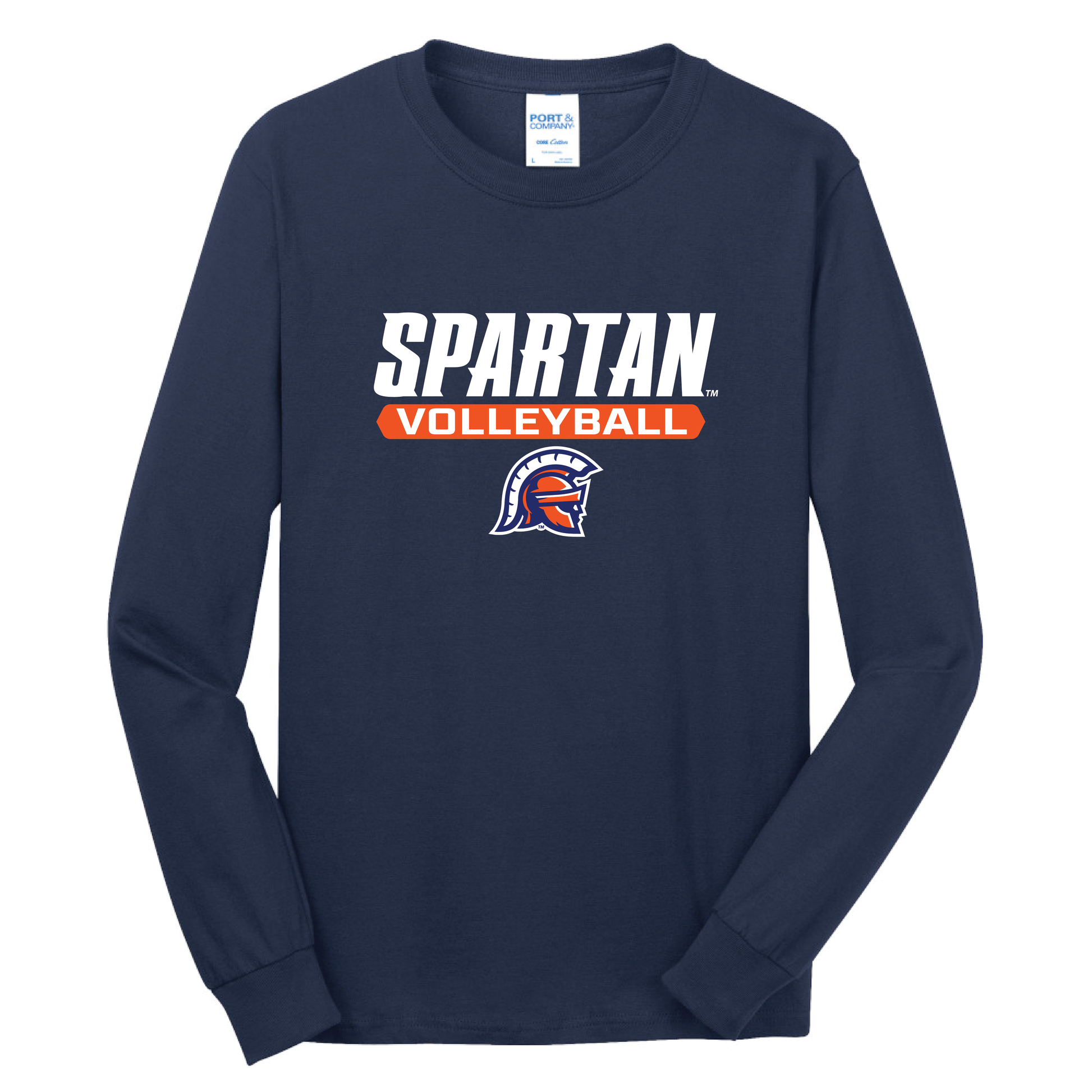 Volleyball Long Sleeve Core Cotton Tee
