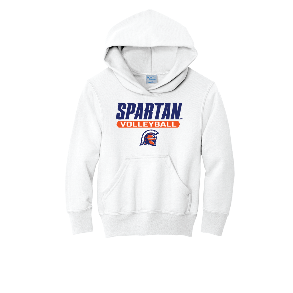 Volleyball Youth Core Fleece Pullover Hooded Sweatshirt