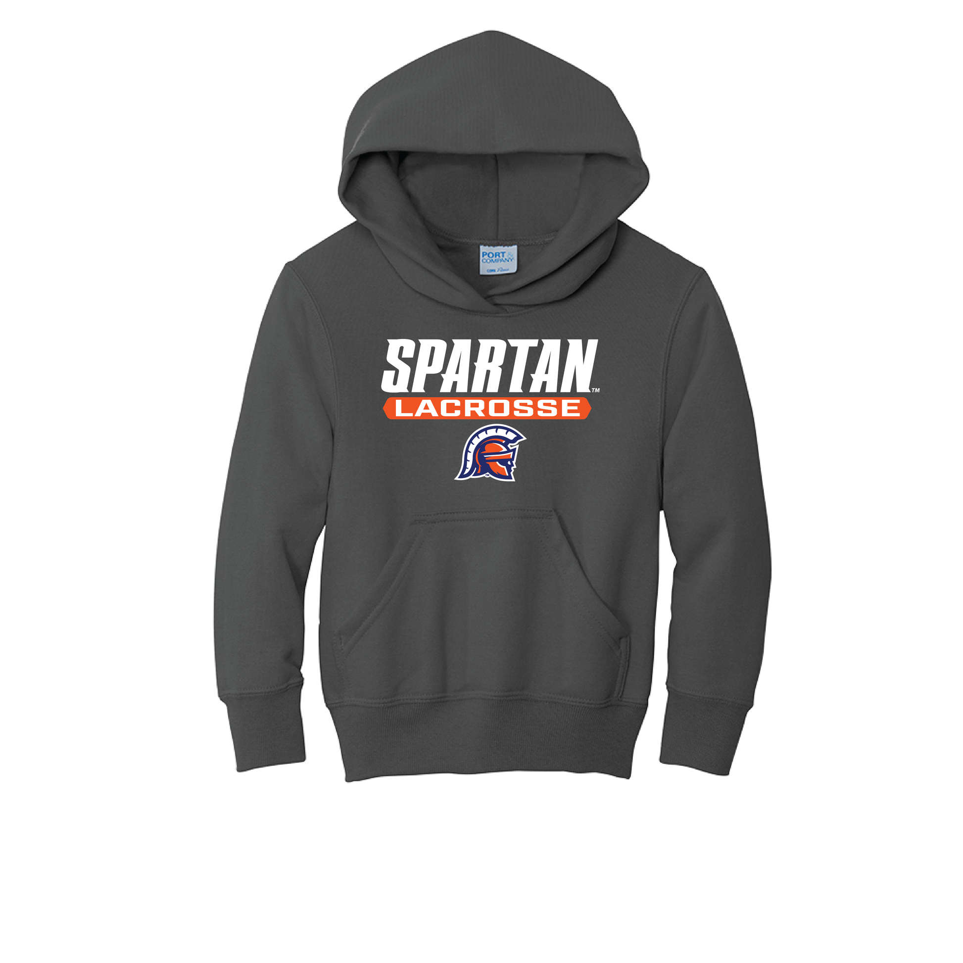 Lacrosse Youth Core Fleece Pullover Hooded Sweatshirt