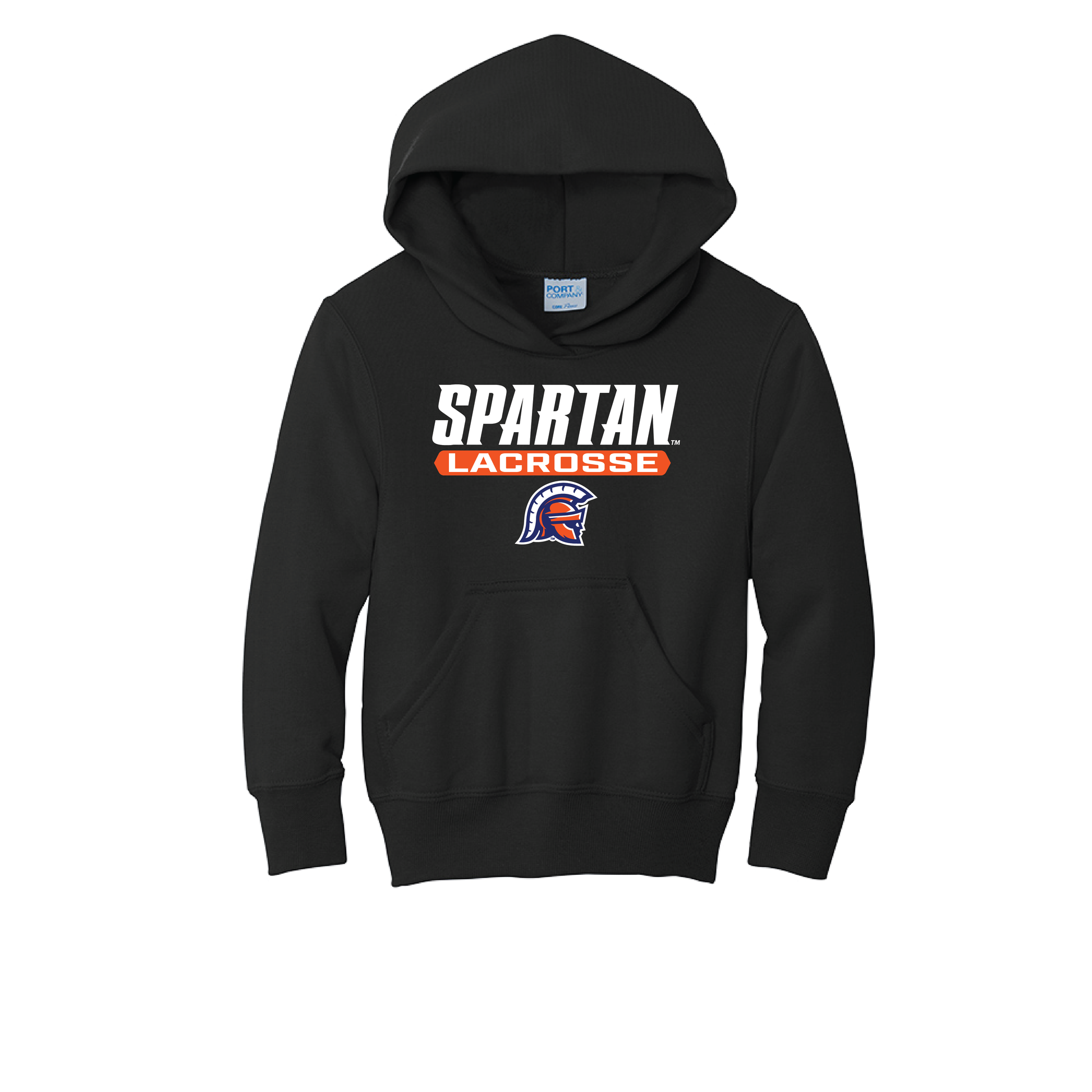 Lacrosse Youth Core Fleece Pullover Hooded Sweatshirt