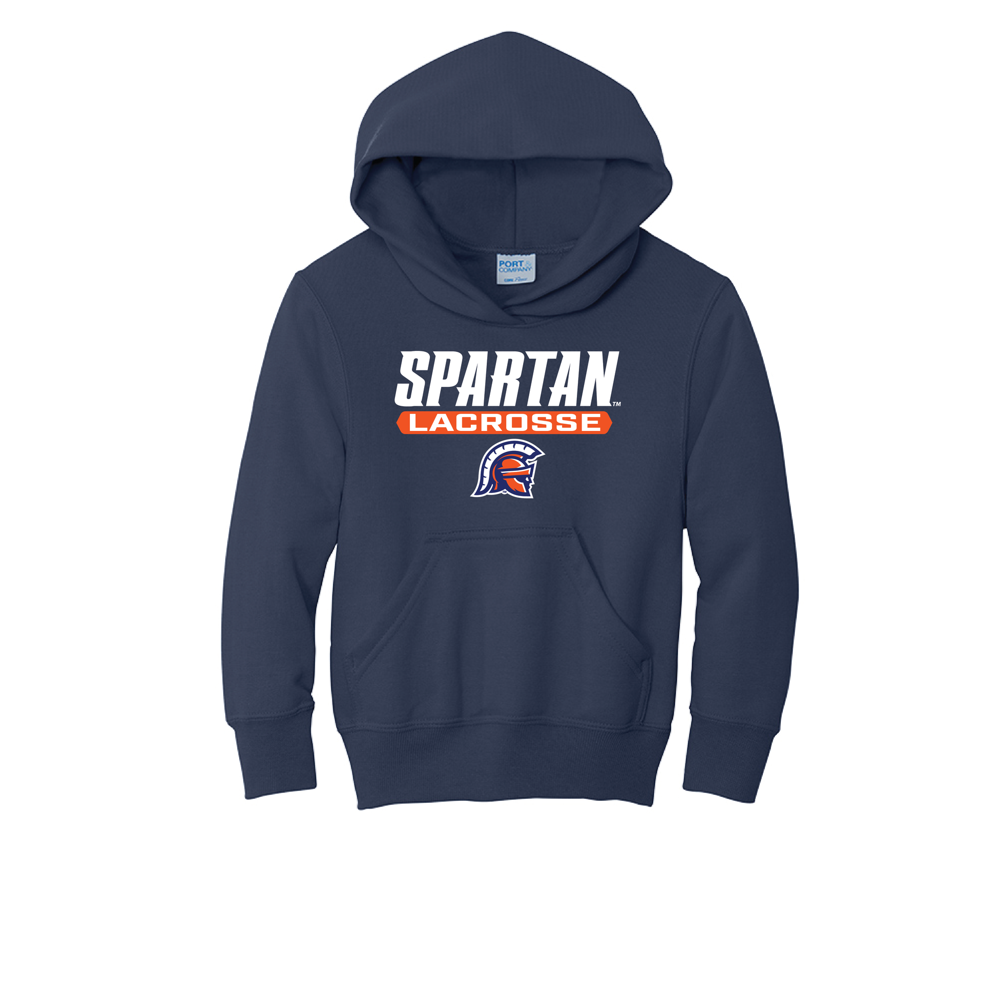 Lacrosse Youth Core Fleece Pullover Hooded Sweatshirt