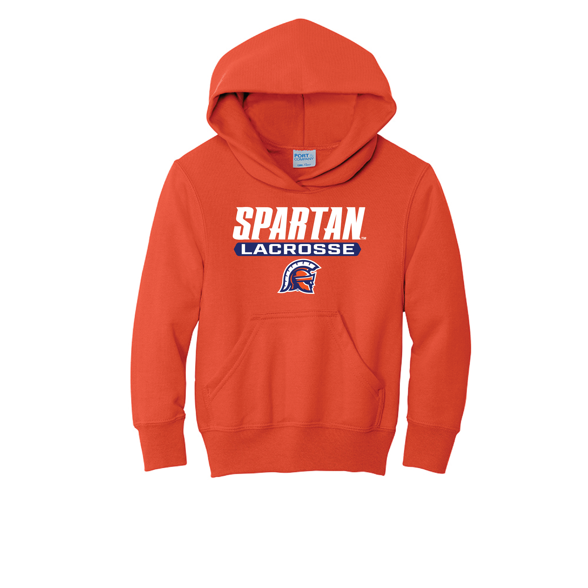 Lacrosse Youth Core Fleece Pullover Hooded Sweatshirt