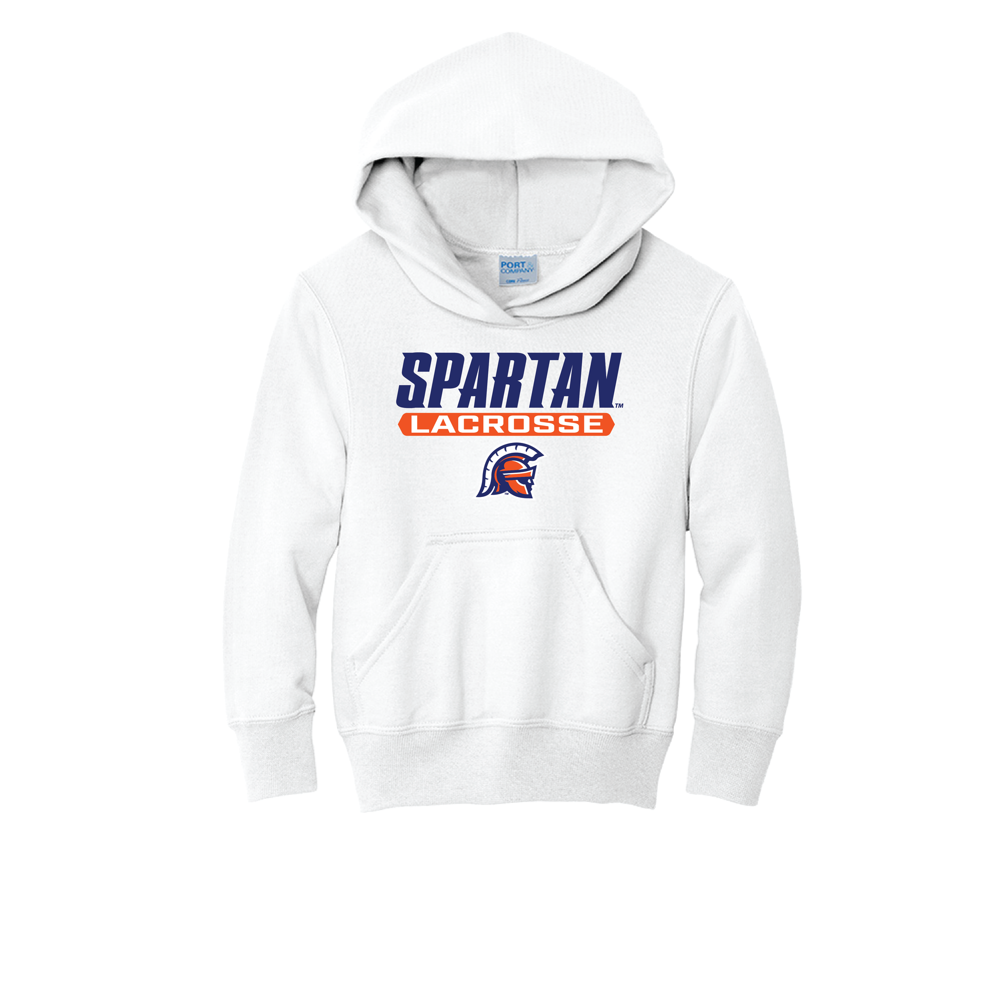 Lacrosse Youth Core Fleece Pullover Hooded Sweatshirt
