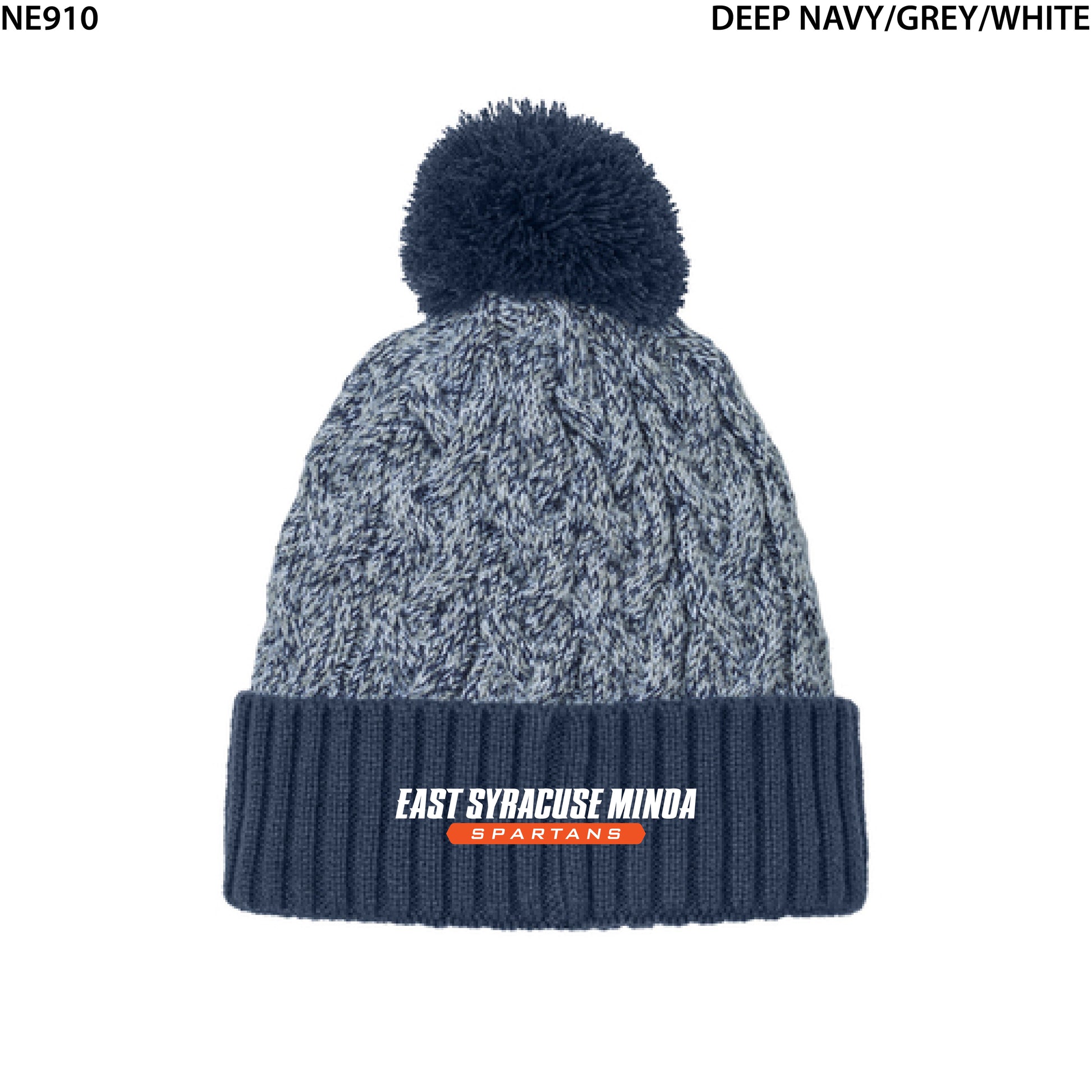 New Era® Marled Knit Pom Beanie