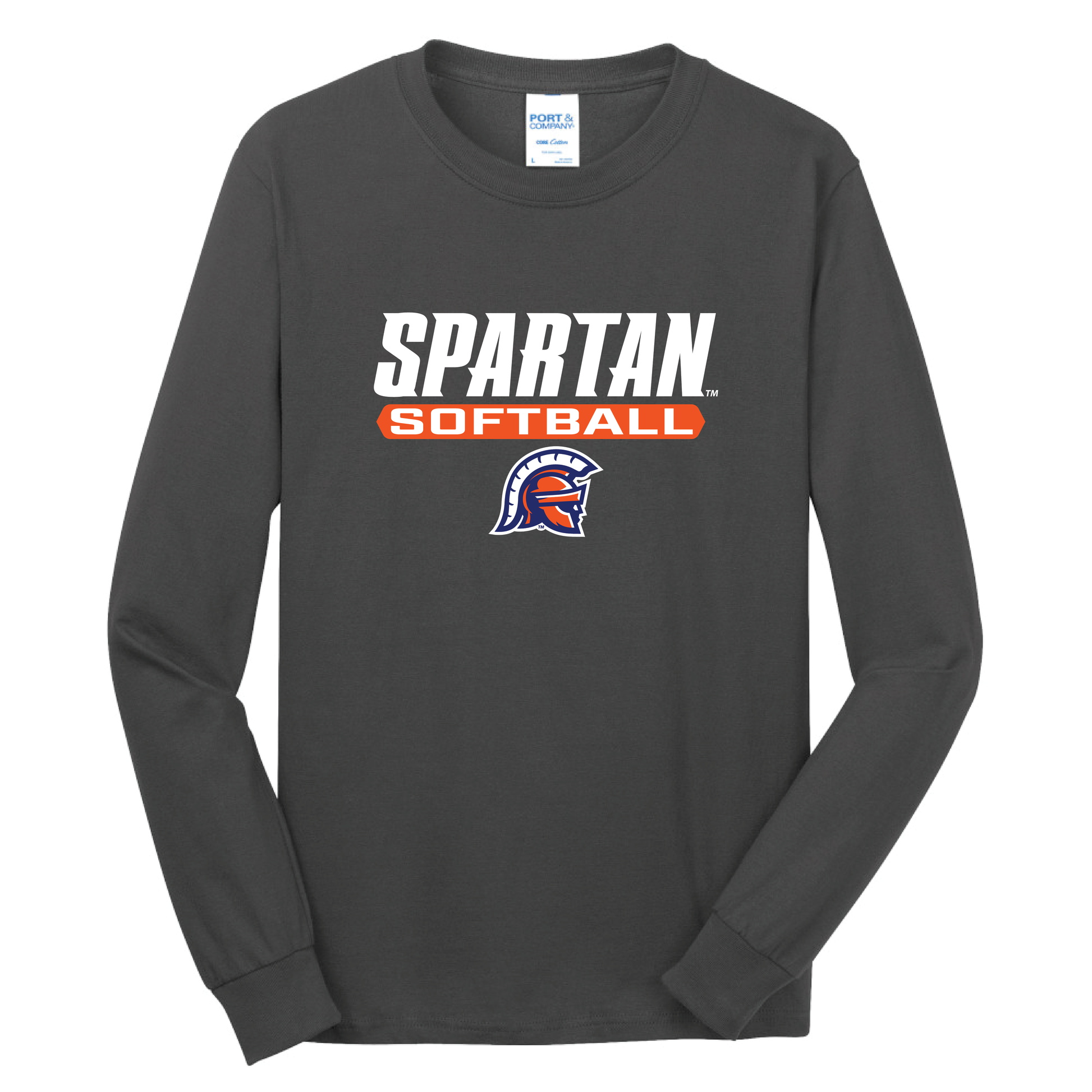 Softball Long Sleeve Core Cotton Tee