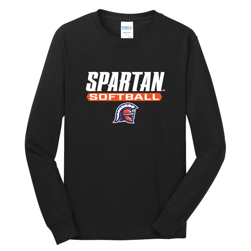 Softball Long Sleeve Core Cotton Tee