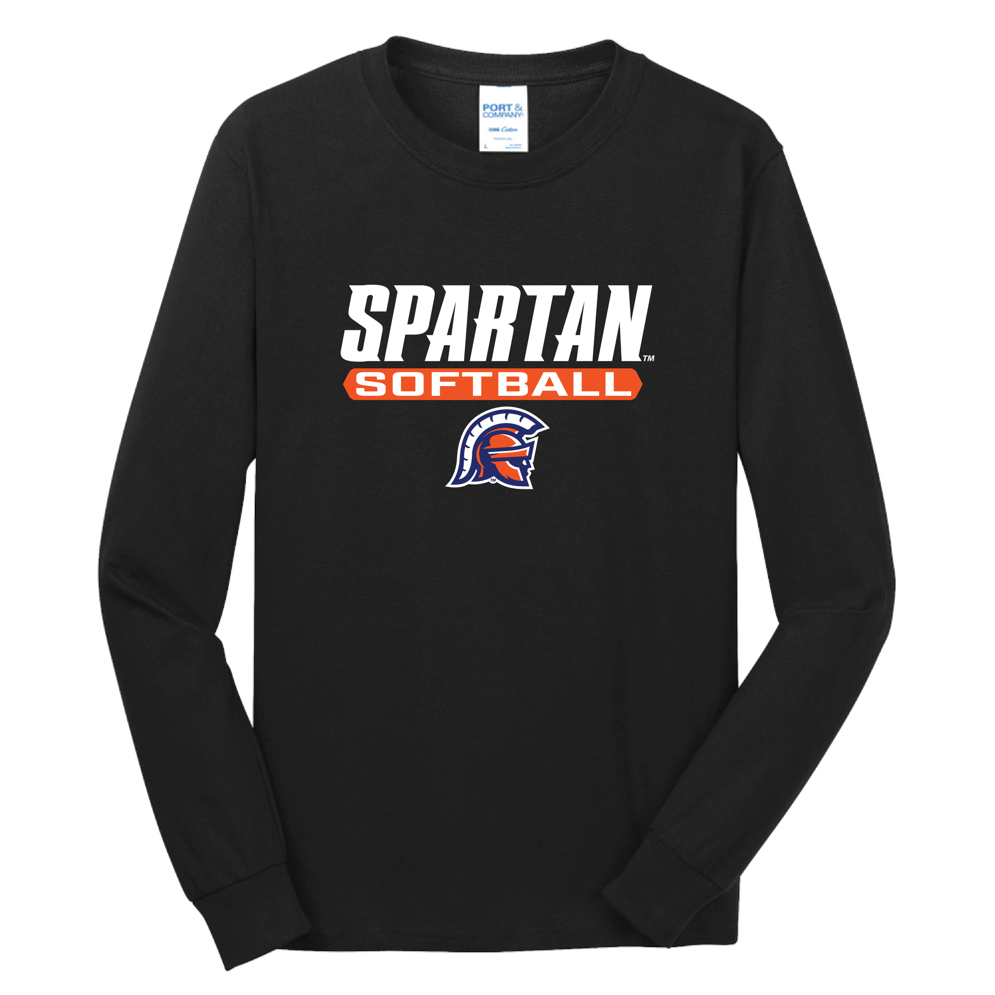 Softball Long Sleeve Core Cotton Tee