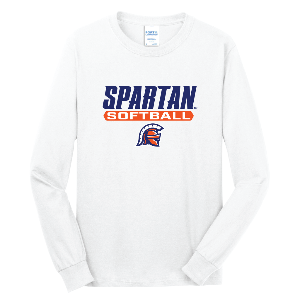 Softball Long Sleeve Core Cotton Tee