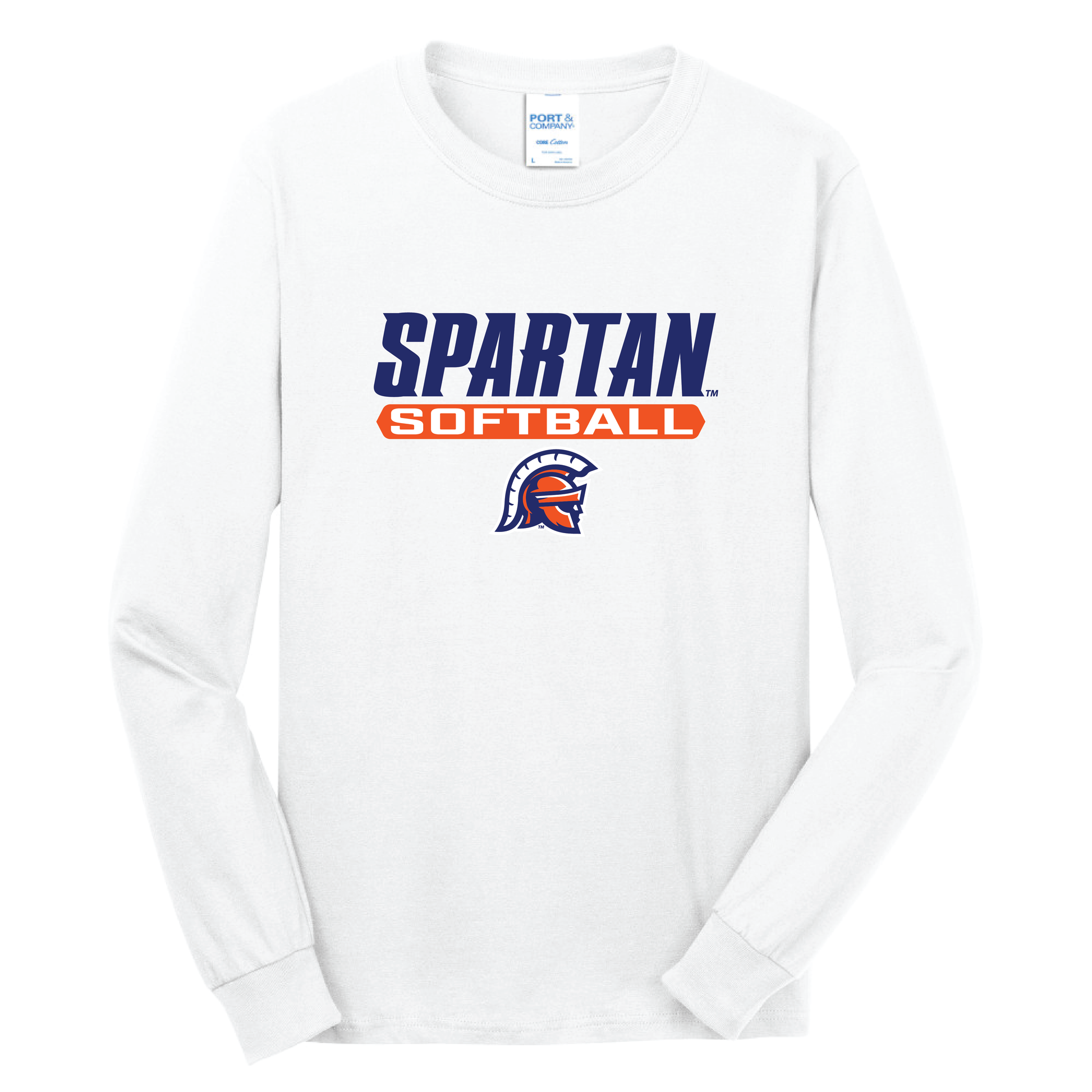 Softball Long Sleeve Core Cotton Tee