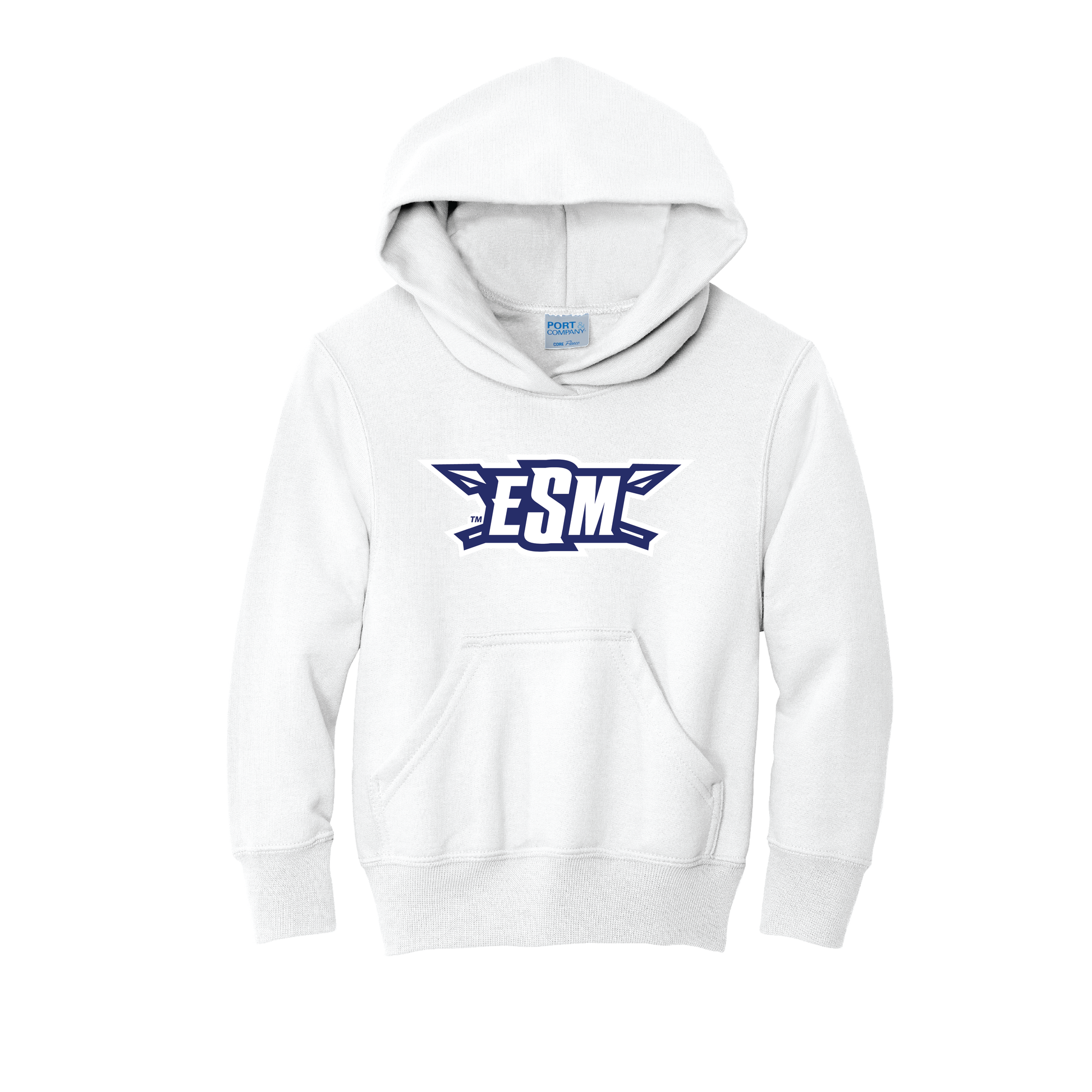 Port & Company® Youth Core Fleece Pullover Hooded Sweatshirt