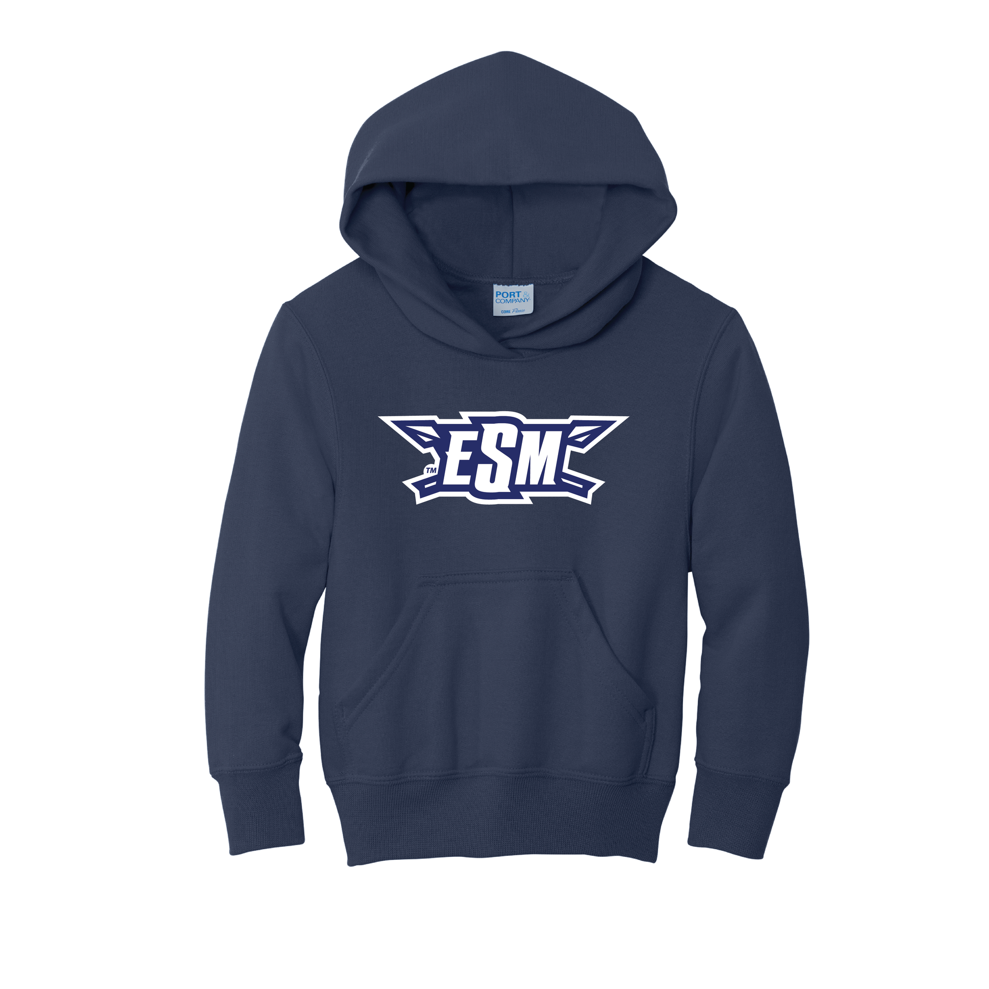 Port & Company® Youth Core Fleece Pullover Hooded Sweatshirt