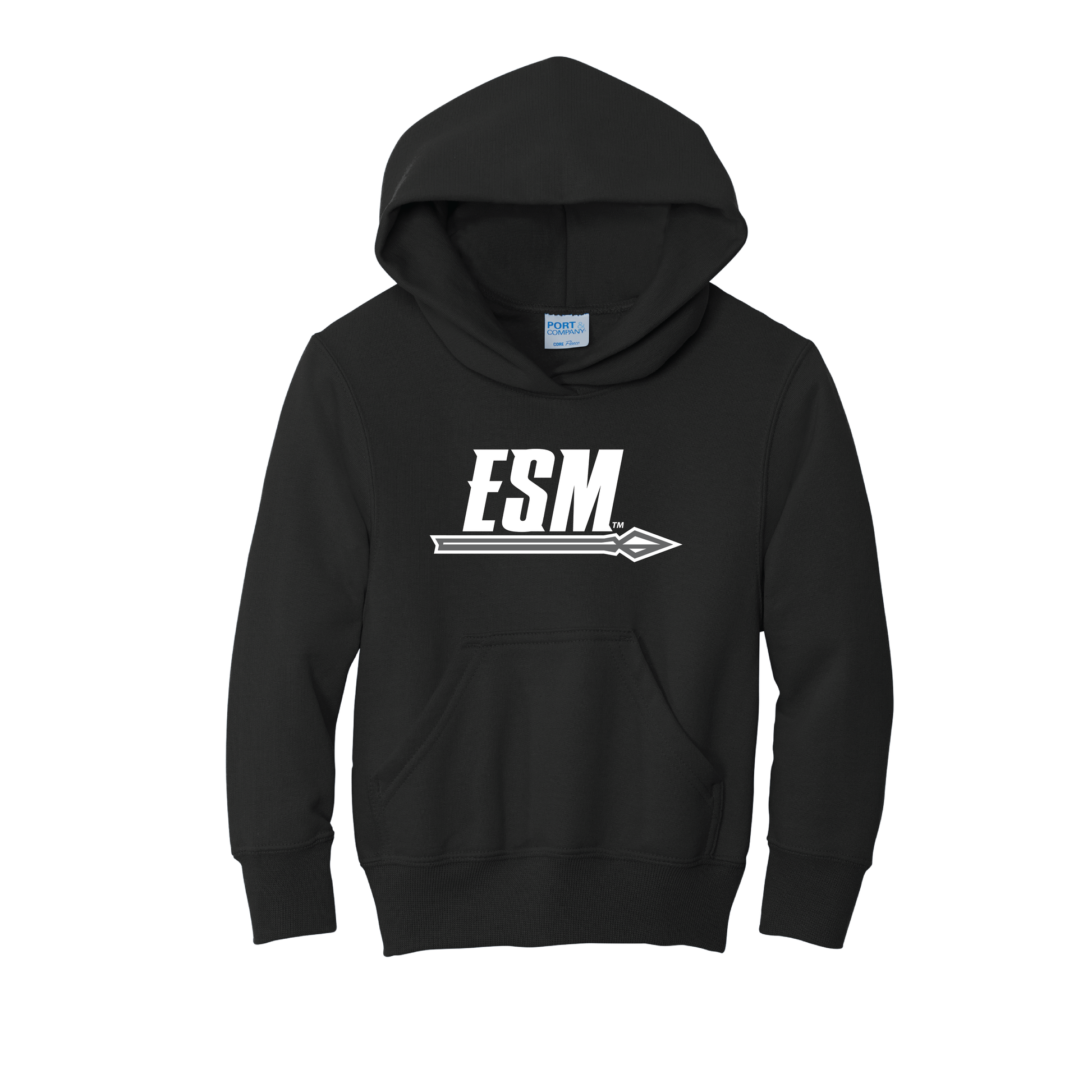 Port & Company® Youth Core Fleece Pullover Hooded Sweatshirt