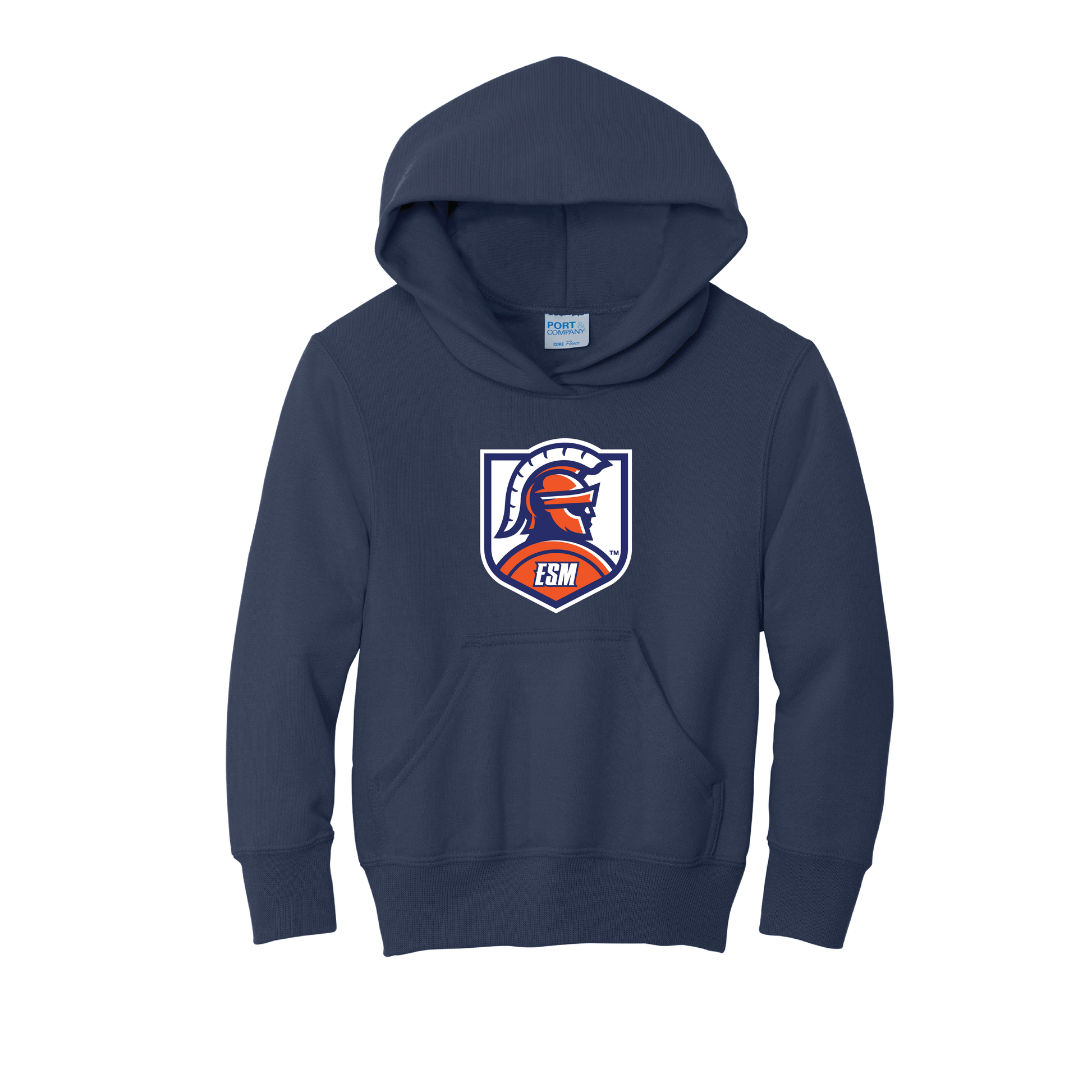 Port & Company® Youth Core Fleece Pullover Hooded Sweatshirt