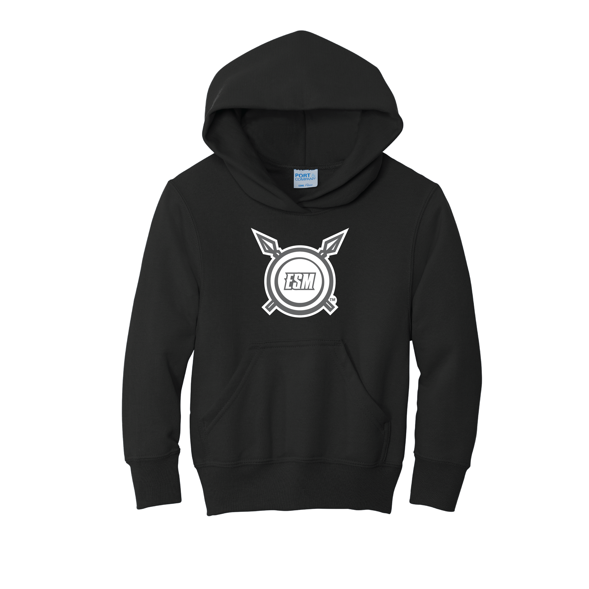 Port & Company® Youth Core Fleece Pullover Hooded Sweatshirt