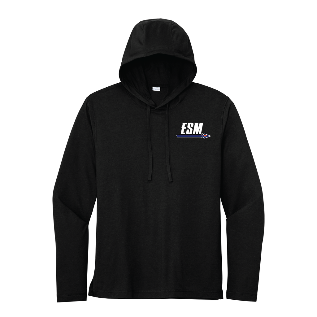 Sport-Tek ® PosiCharge ® Tri-Blend Wicking Long Sleeve Hoodie