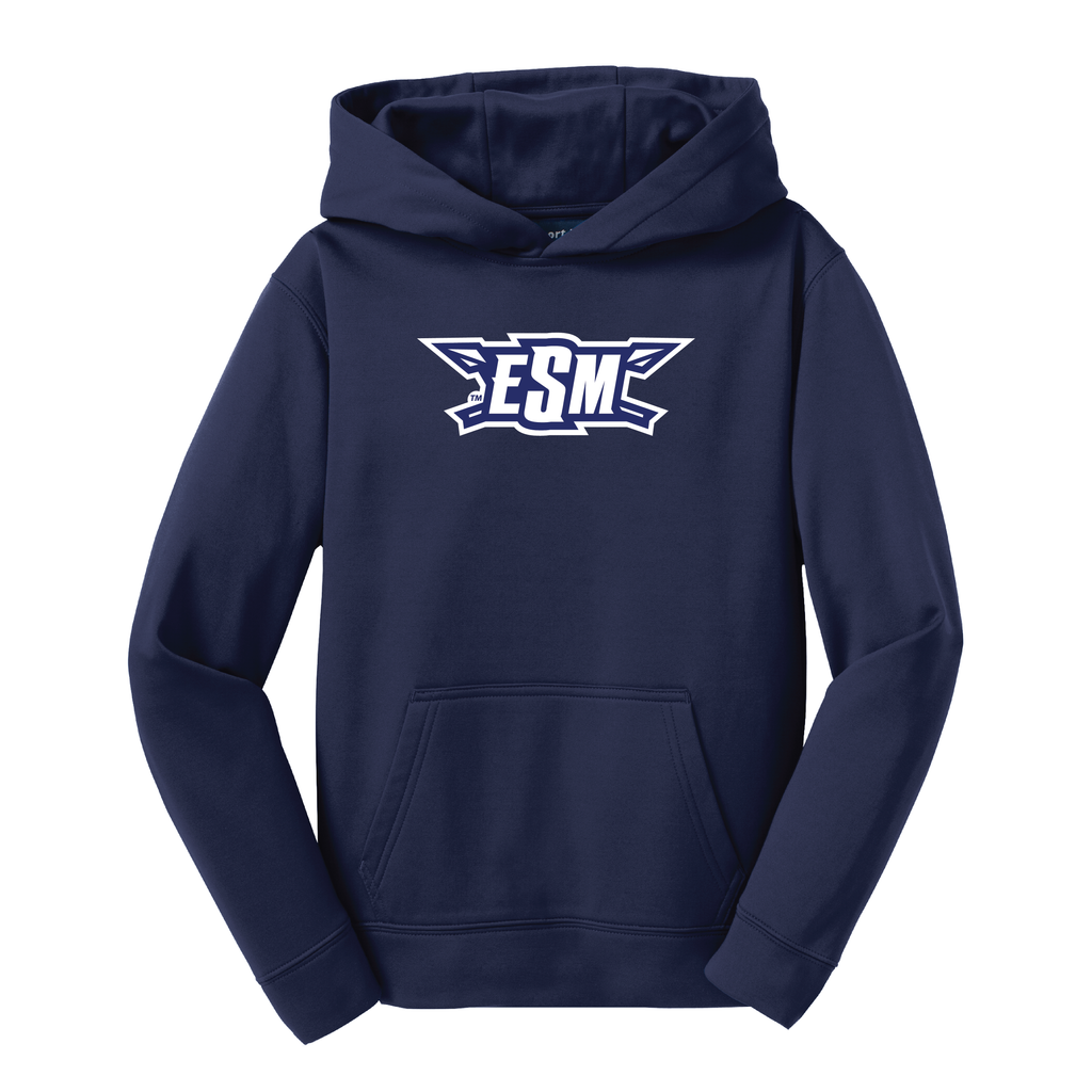 Sport-Tek® Youth Sport-Wick® Fleece Hooded Pullover