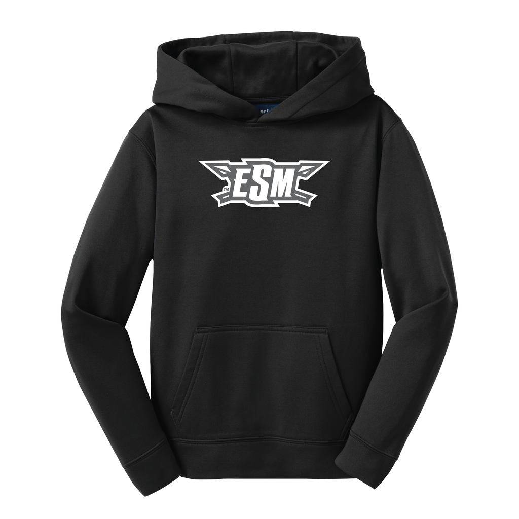 Sport-Tek® Youth Sport-Wick® Fleece Hooded Pullover