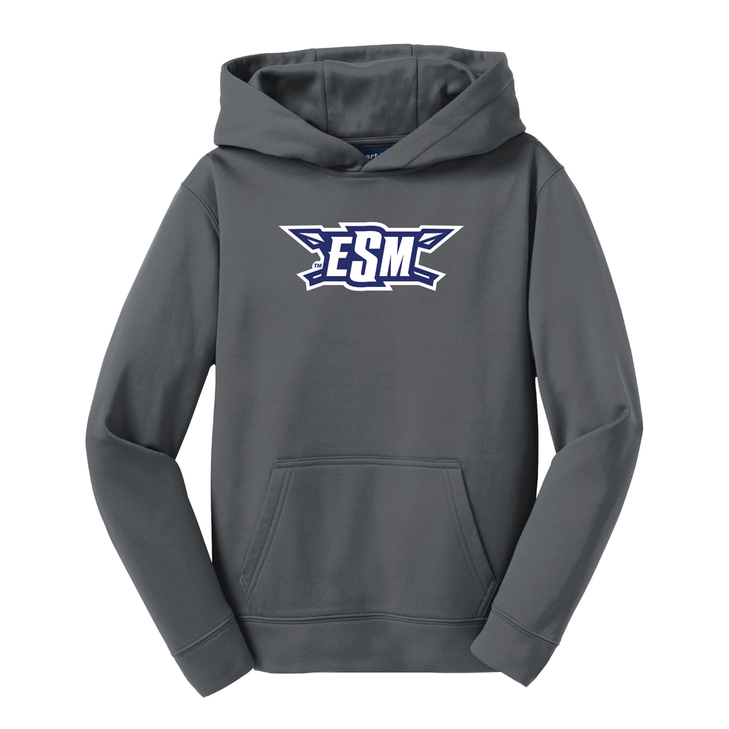 Sport-Tek® Youth Sport-Wick® Fleece Hooded Pullover