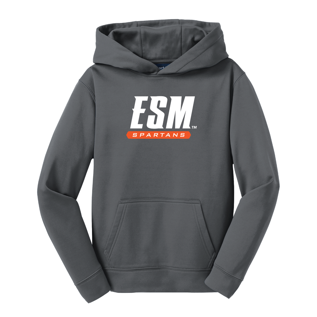 Sport-Tek® Youth Sport-Wick® Fleece Hooded Pullover