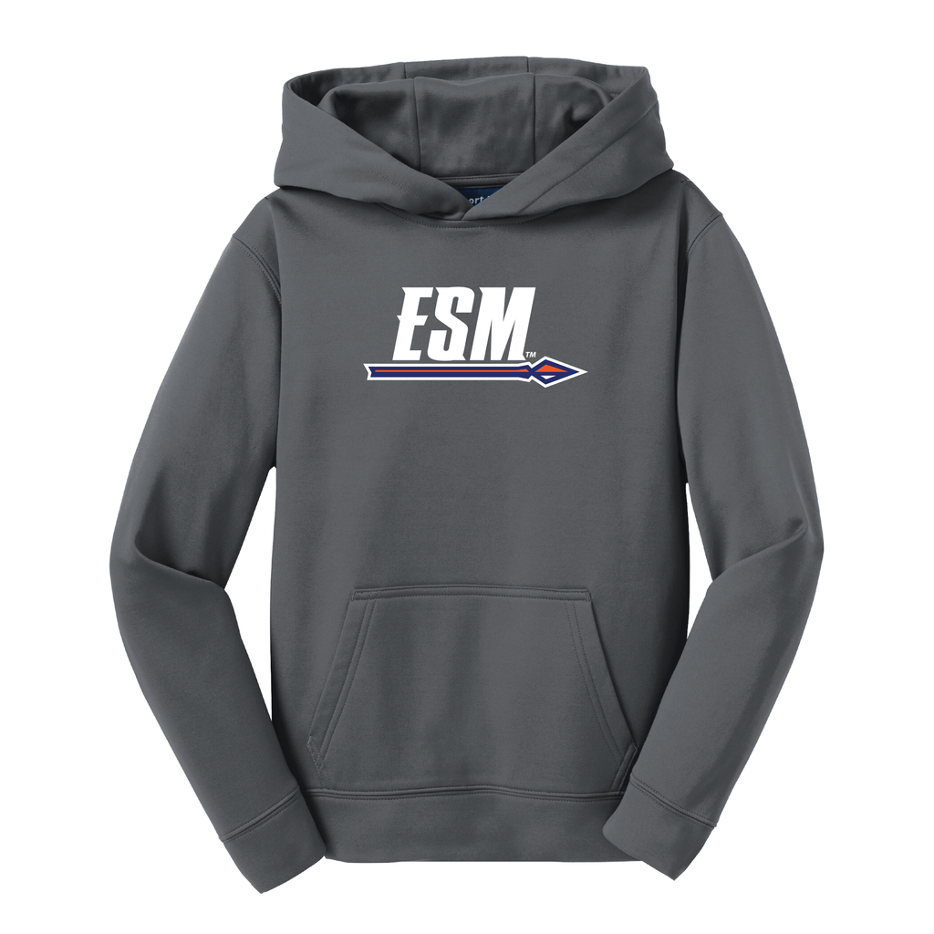 Sport-Tek® Youth Sport-Wick® Fleece Hooded Pullover
