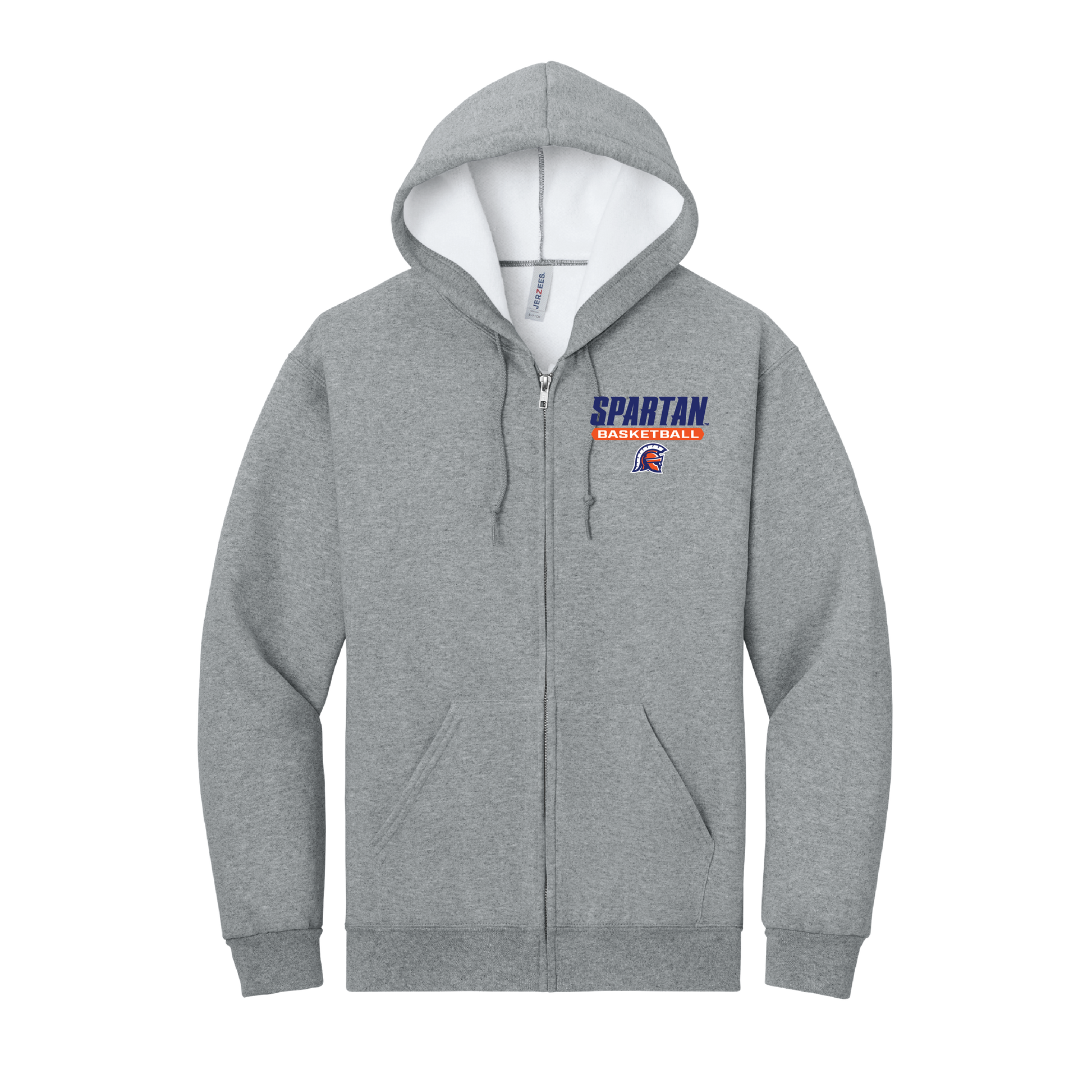 Basketball Jerzees Rugged™ Unisex Full-Zip Hooded Sweatshirt