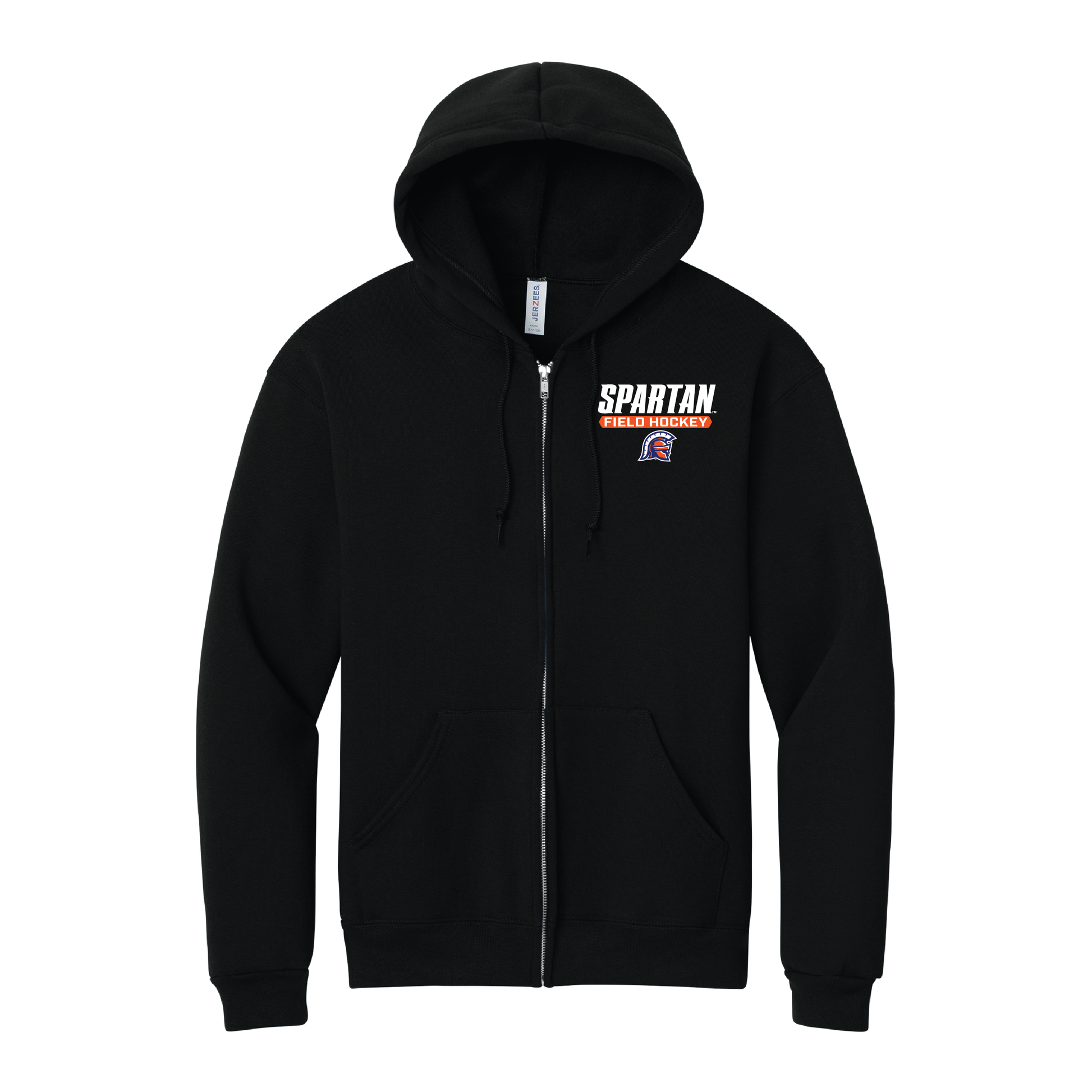 Field Hockey Jerzees Rugged™ Unisex Full-Zip Hooded Sweatshirt