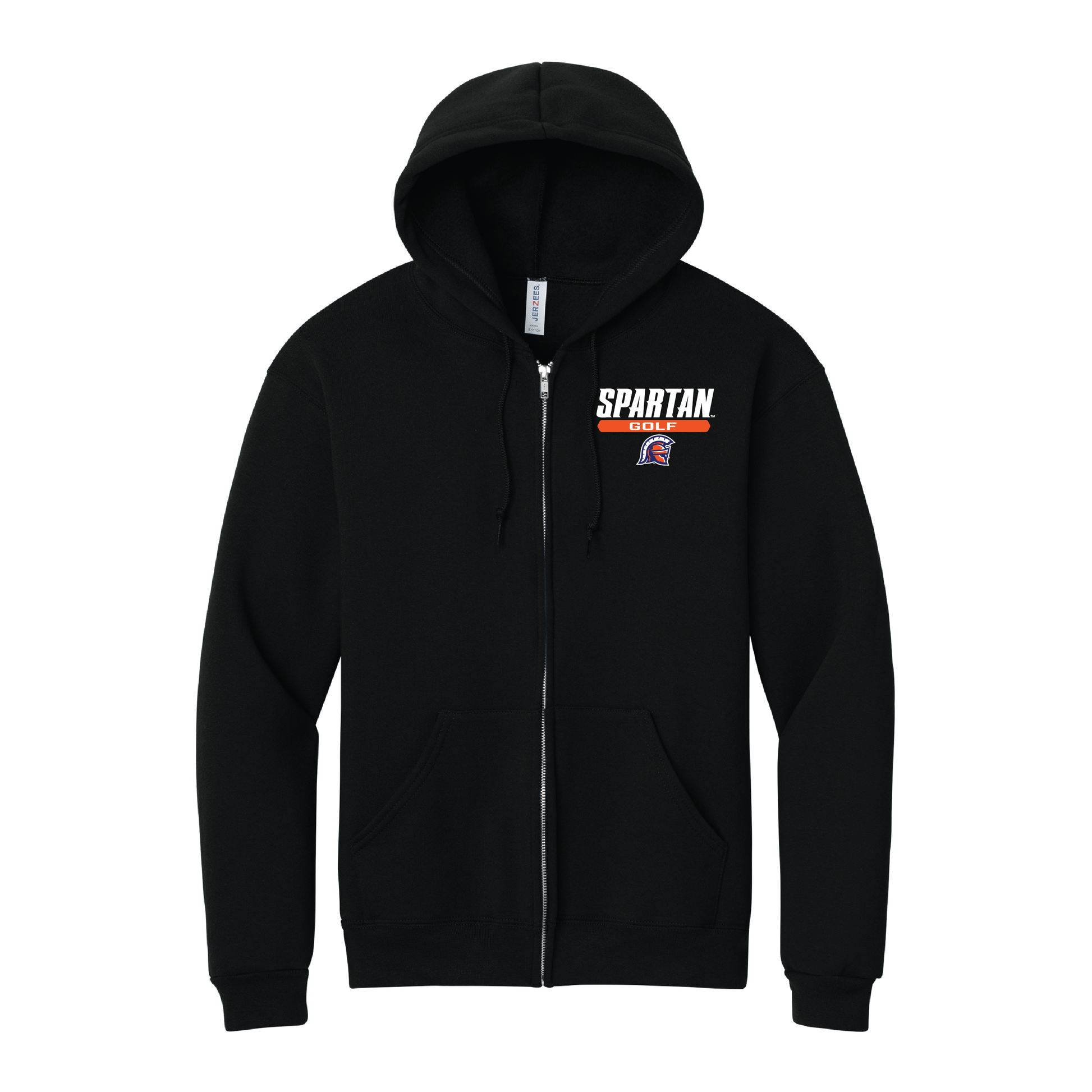 Golf Jerzees Rugged™ Unisex Full-Zip Hooded Sweatshirt