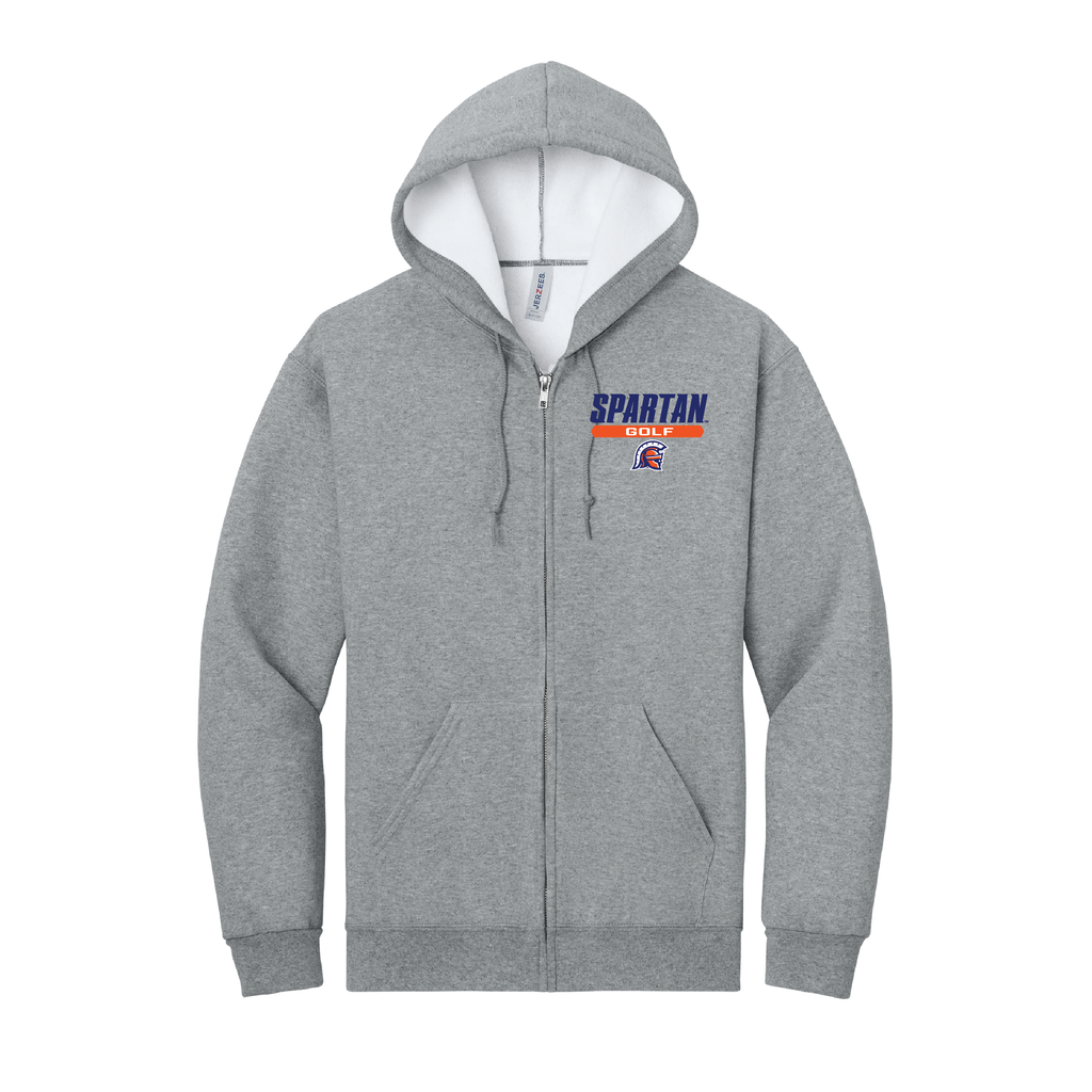 Golf Jerzees Rugged™ Unisex Full-Zip Hooded Sweatshirt