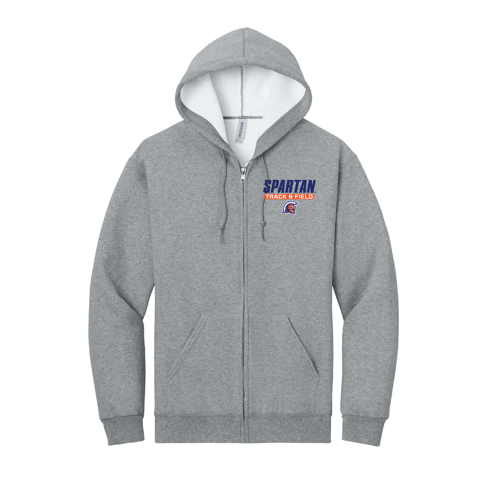 Track & Field Jerzees Rugged™ Unisex Full-Zip Hooded Sweatshirt