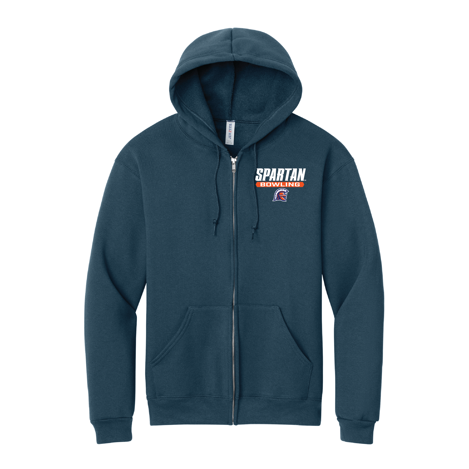 Bowling Jerzees Rugged™ Unisex Full-Zip Hooded Sweatshirt
